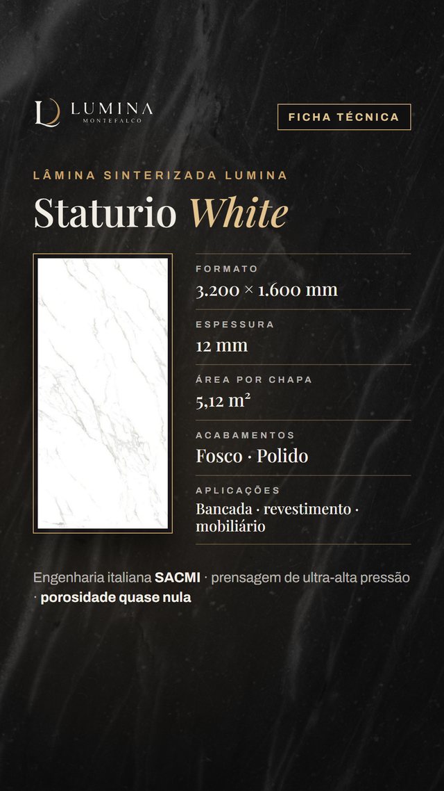 Staturio White — Ficha técnica