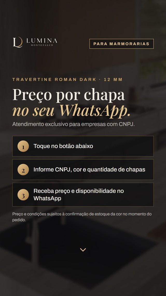Travertine Roman Dark — Chamada